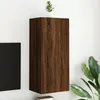 Image de Meuble Tv Mural Chêne Marron 40,5x30x90 Cm Bois D'ingénierie Vidaxl