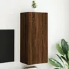Image de vidaXL Meuble TV mural chêne marron 405x30x90 cm bois dingénierie 836930