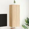 Image de Meuble Tv Mural Chêne Sonoma 40,5x30x102 Cm Bois D'ingénierie Vidaxl