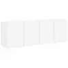 Image de Vidaxl meubles tv muraux 2 pcs blanc 60x30x41 cm