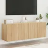Image de vidaXL Meubles TV muraux 2 pcs chêne sonoma 60x30x41 cm 836943