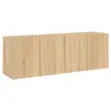 Image de Vidaxl meubles tv muraux 2 pcs chêne sonoma 60x30x41 cm