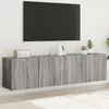 Image de Meubles Tv Muraux 2 Pcs Sonoma Gris 80x30x41 Cm Vidaxl