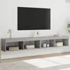 Image de Meubles Tv Avec Lumières Led 2 Pcs Sonoma Gris 100x30x30 Cm Vidaxl