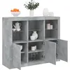 Image de Buffets Avec Lumières Led 3 Pcs Gris Béton Bois D'ingénierie Vidaxl
