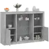 Image de Buffets Avec Lumières Led 3 Pcs Gris Béton Bois D'ingénierie Vidaxl