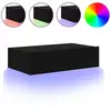 Image de Meuble Tv Avec Éclairage Led Noir 60x35x15,5 Cm Vidaxl