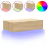 Image de Vidaxl meuble tv avec éclairage led chêne sonoma 60x35x15,5 cm