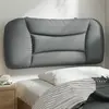 Image de Coussin De Tête De Lit Hvar Gris Clair 80 Cm Tissu Vidaxl