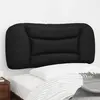 Image de Coussin De Tête De Lit Hvar Noir 80 Cm Similicuir Vidaxl