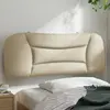 Image de Coussin De Tête De Lit Hvar Crème 100 Cm Tissu Vidaxl