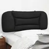 Image de Coussin De Tête De Lit Hvar Noir 100 Cm Similicuir Vidaxl