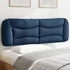 Image de Coussin De Tête De Lit Hvar Bleu 160 Cm Tissu Vidaxl