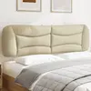Image de Coussin De Tête De Lit Hvar Crème 180 Cm Tissu Vidaxl