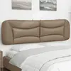 Image de Coussin De Tête De Lit Hvar Cappuccino 180 Cm Similicuir Vidaxl