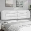 Image de Coussin De Tête De Lit Hvar Blanc 200 Cm Similicuir Vidaxl