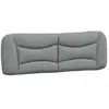Image de Vidaxl coussin de tête de lit hvar gris clair 152 cm tissu