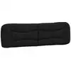 Image de Vidaxl coussin de tête de lit hvar noir 193 cm similicuir