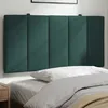 Image de vidaXL Coussin de Tête de Lit Oreiller de Tête de Lit avec Bandes Auto-agrippantes Coussin Rembourré Chambre à Coucher 374658