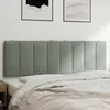 Image de vidaXL Coussin de Tête de Lit Oreiller de Tête de Lit avec Bandes Auto-agrippantes Coussin Rembourré Chambre à Coucher 374675