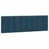 Image de Vidaxl coussin de tête de lit hanko bleu 160 cm velours