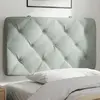 Image de Coussin De Tête De Lit Gris Clair 90 Cm Velours Vidaxl