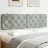 Image de Coussin De Tête De Lit Gris Clair 180 Cm Velours Vidaxl