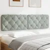 Image de vidaXL Coussin de Tête de Lit Oreiller de Tête de Lit avec Bandes Auto-agrippantes Coussin Rembourré Chambre à Coucher 374739