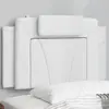 Image de Coussin De Tête De Lit Viana Blanc 80 Cm Similicuir Vidaxl