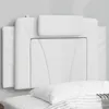 Image de Coussin De Tête De Lit Viana Blanc 90 Cm Similicuir Vidaxl