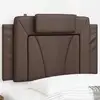 Image de Coussin De Tête De Lit Viana Marron 90 Cm Similicuir Vidaxl