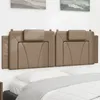 Image de vidaXL Coussin de tête de lit cappuccino 160 cm similicuir 374801