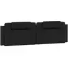 Image de Coussin De Tête De Lit Viana Noir 180 Cm Similicuir Vidaxl
