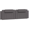Image de Vidaxl coussin de tête de lit viana gris 180 cm similicuir