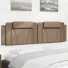Image de Coussin De Tête De Lit Viana Cappuccino 180 Cm Similicuir Vidaxl