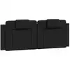 Image de Vidaxl coussin de tête de lit viana noir 152 cm similicuir