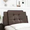 Image de Coussin De Tête De Lit Zadar Marron 90 Cm Similicuir Vidaxl
