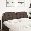 Image de Coussin De Tête De Lit Zadar Marron 160 Cm Similicuir Vidaxl