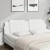 Image de Coussin De Tête De Lit Zadar Blanc 180 Cm Similicuir Vidaxl