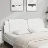 Image de Coussin De Tête De Lit Zadar Blanc 183 Cm Similicuir Vidaxl