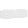 Image de Vidaxl coussin de tête de lit zadar blanc 183 cm similicuir