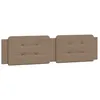 Image de Coussin De Tête De Lit Zadar Cappuccino 200 Cm Similicuir Vidaxl