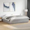 Image de Cadre De Lit Avec Led Sans Matelas Sonoma Gris 180x200 Cm Vidaxl