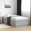 Image de Cadre De Lit Avec Led Sans Matelas Sonoma Gris 100x200 Cm Vidaxl