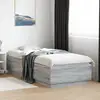 Image de Cadre De Lit Avec Led Sans Matelas Sonoma Gris 90x200 Cm Vidaxl
