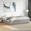 Image de vidaXL Cadre de Lit Lit Double avec Sommier à Lattes Lit Adulte Meuble de Chambre à Coucher Moderne Sonoma Gris 180x200 3209686