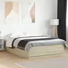 Image de Cadre De Lit Sans Matelas Chêne Sonoma 140x200 Cm Vidaxl