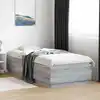 Image de Cadre De Lit Sans Matelas Sonoma Gris 100x200 Cm Vidaxl