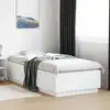 Image de Cadre De Lit Sans Matelas Blanc 90x200 Cm Vidaxl