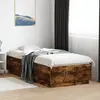 Image de Cadre De Lit Sans Matelas Chêne Fumé 90x200 Cm Vidaxl